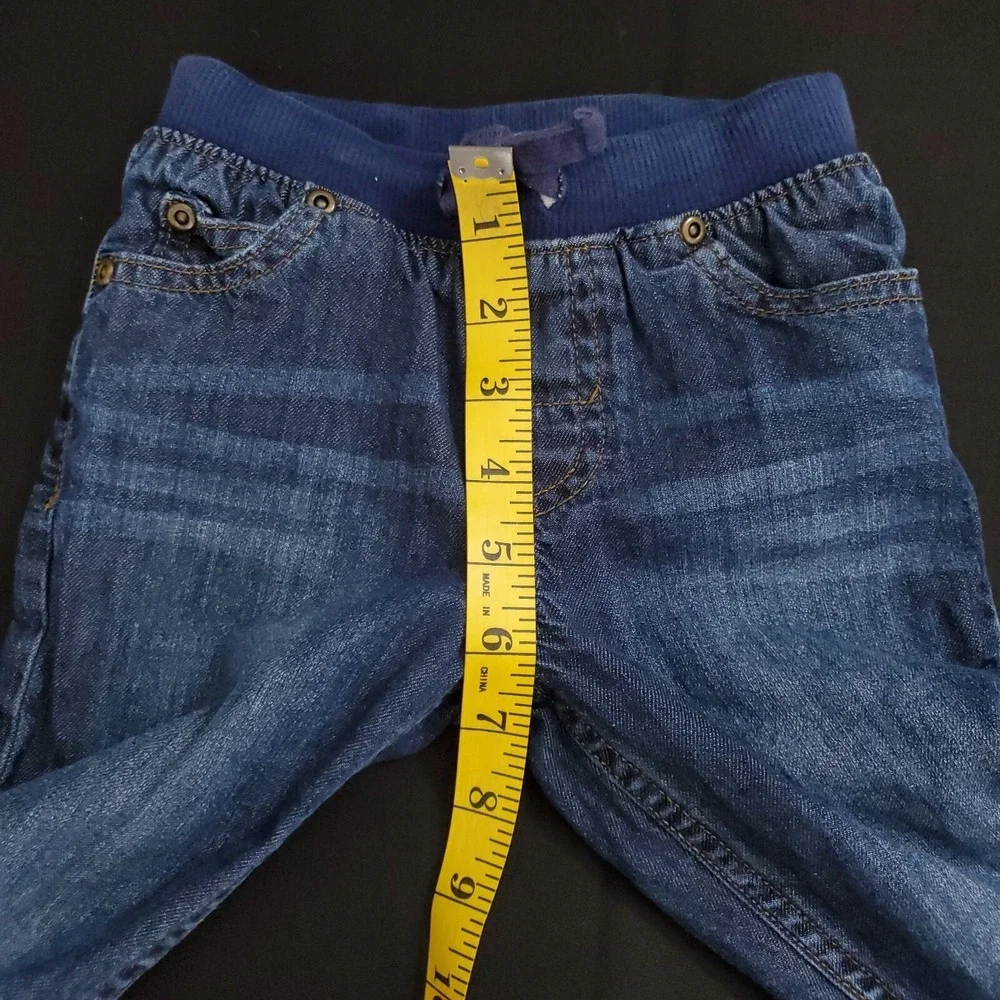 Simple Joys by Carters‎ Jeans Boys 3T Drawstring Pockets Solid Denim Distressed